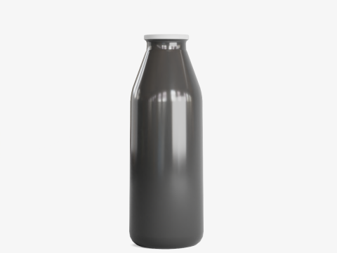 Milk Bottle 01 Modèle 3D