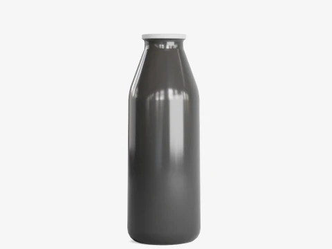 Milk Bottle 01 3D Model
