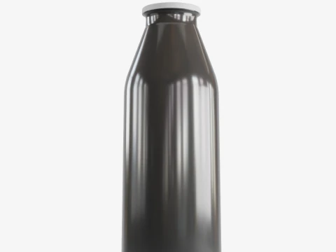 Milk Bottle 01 3D Model