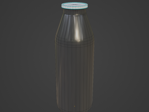 Milk Bottle 01 Modèle 3D