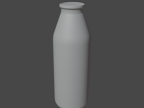 Milk Bottle 01 Modèle 3D