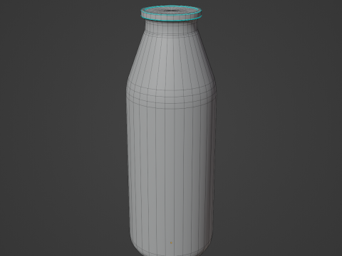 Milk Bottle 01 Modèle 3D