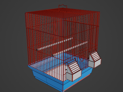 Birdcage 01 3D Модель