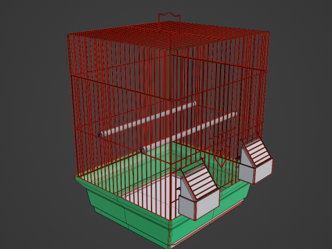 Birdcage 02 Modello 3D
