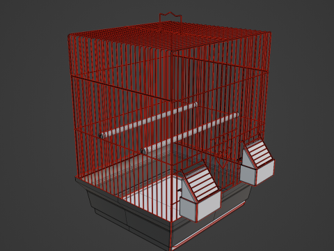 Birdcage 07 Model 3D