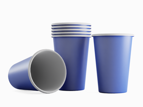 Paper Cup 01 3D मॉडल