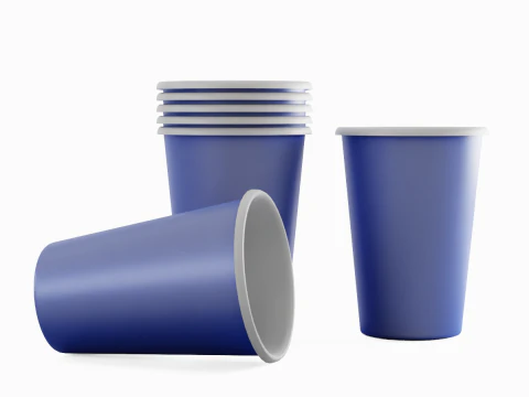 Paper Cup 01 3D Model