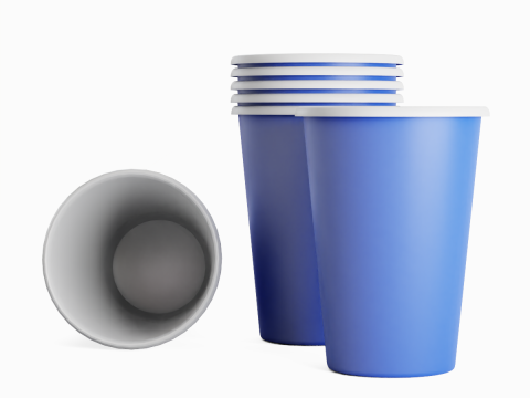 Paper Cup 01 3D मॉडल