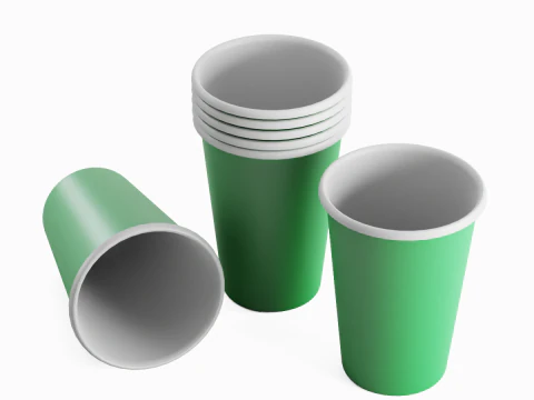 Paper Cup 02 3D Model