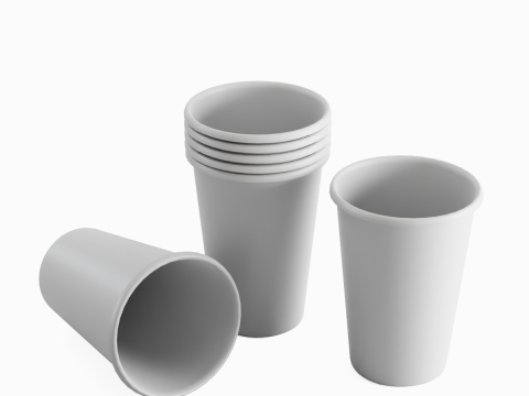 Paper Cup 04 3D Модель