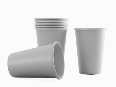 Paper Cup 04 Modelo 3D