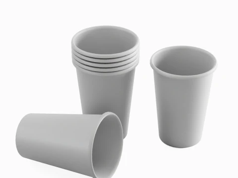 Paper Cup 04 3D Model