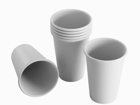 Paper Cup 04 3D Model