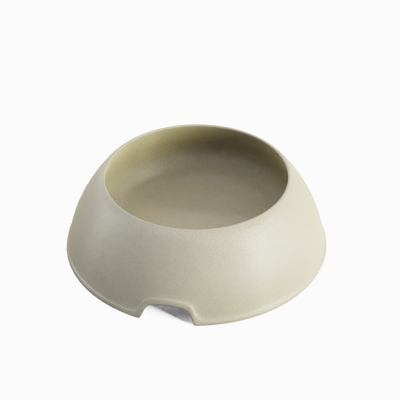 Plastic Dog Bowl A 05 3D Model .c4d .max .obj .3ds .fbx .stl .blend