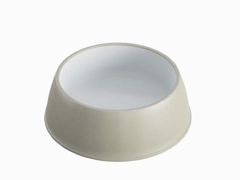 Plastic Dog Bowl B 05 3Dモデル