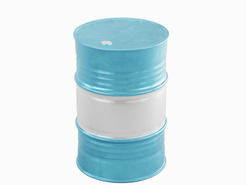Steel Barrel 01 Modelo 3D