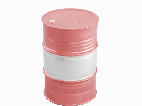 Stalen vat 03 3D Model