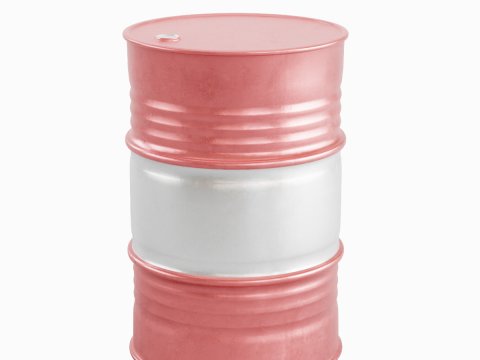 Steel Barrel 03 3D Model