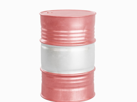 Steel Barrel 03 3D Model