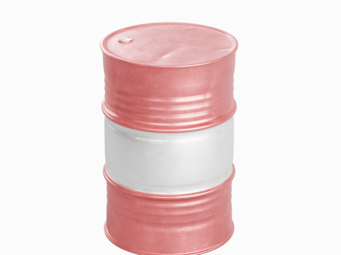 Steel Barrel 03 3D Model