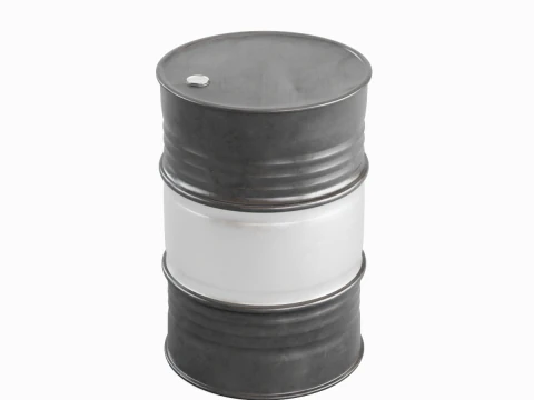 Stahlfass 04 3D Modell