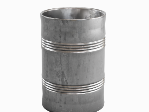 Steel Barrel B 01 Modelo 3D