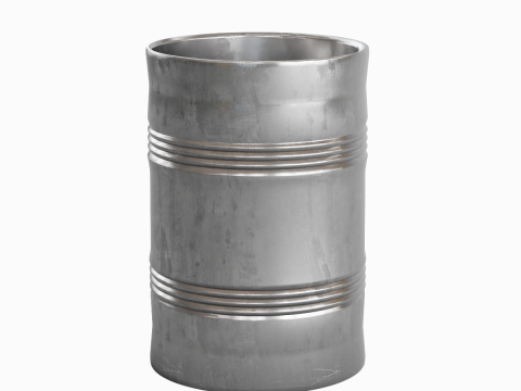 Steel Barrel B 01 Modelo 3D