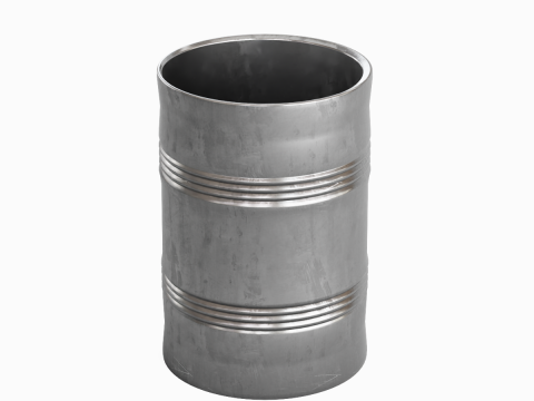 Steel Barrel B 01 Modelo 3D