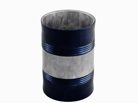 Steel Barrel B 02 3Dモデル