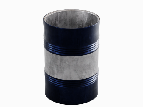 Steel Barrel B 02 3D मॉडल