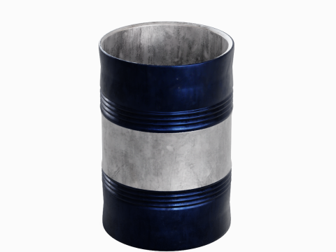 Steel Barrel B 02 3D मॉडल