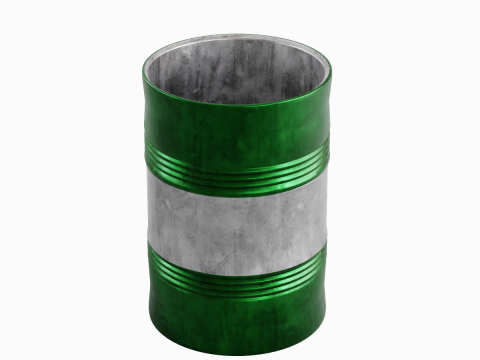 Steel Barrel B 04 Modèle 3D