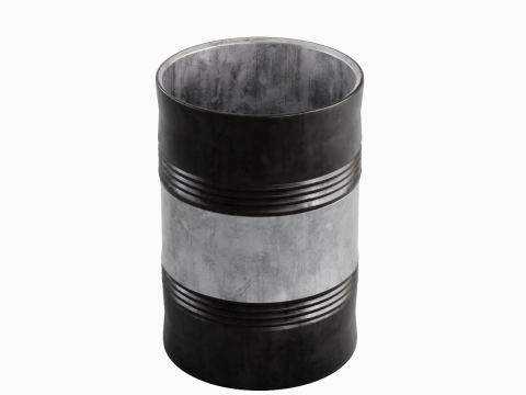 Steel Barrel B 05 Model 3D