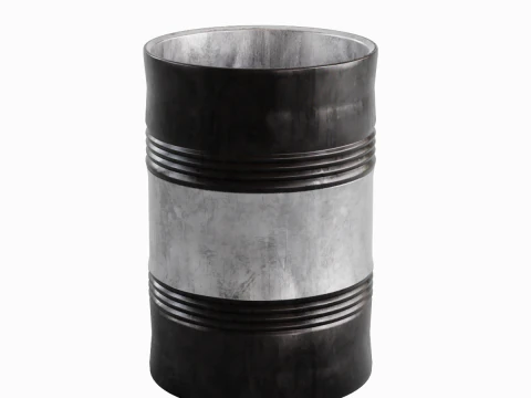 Steel Barrel B 05 3D Model
