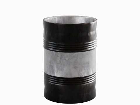 Steel Barrel B 05 3D Model