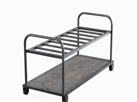 Stahlwagen 01 3D Modell