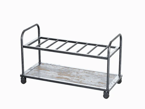 Steel Cart 01 3D Model