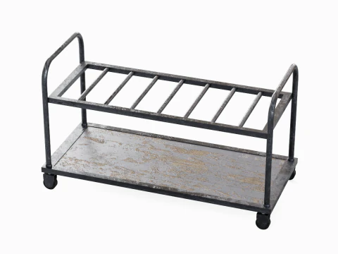 Steel Cart 01 3D Model