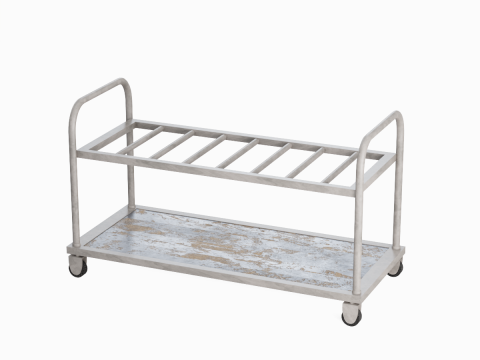 Steel Cart 02 3Dモデル