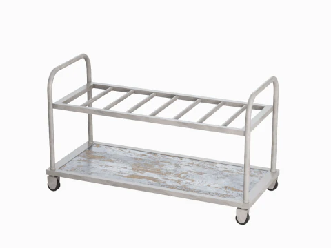 Steel Cart 02 3D Model