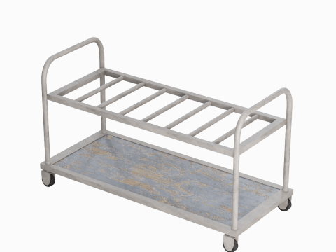 Steel Cart 02 3Dモデル
