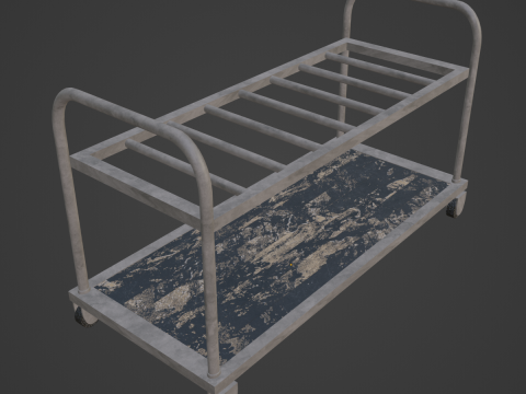 Steel Cart 02 3Dモデル