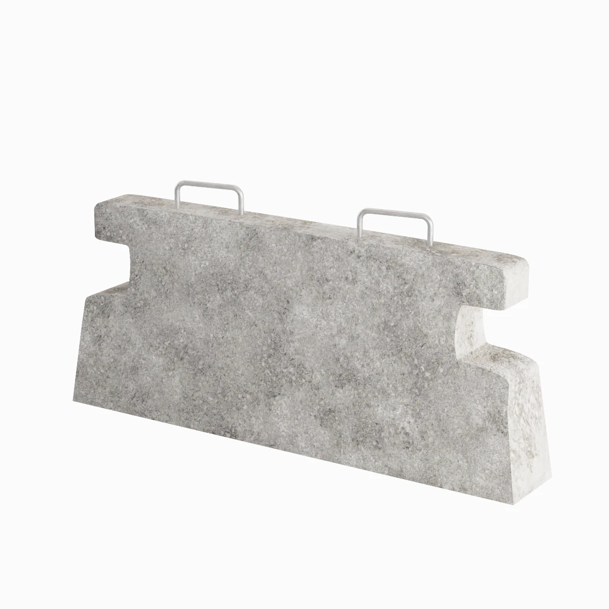 Stone Barrier 01 3D Model .c4d .max .obj .3ds .fbx .stl .blend 