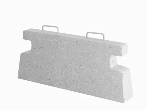 Barreira de Pedra 02 Modelo 3D