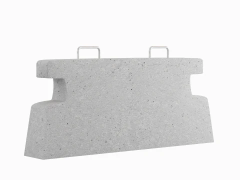 Barreira de Pedra 02 Modelo 3D