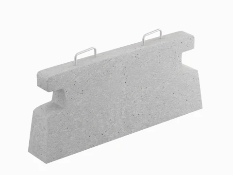 Barreira de Pedra 02 Modelo 3D