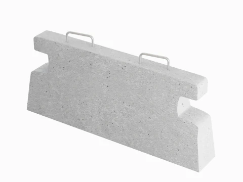 Barreira de Pedra 02 Modelo 3D