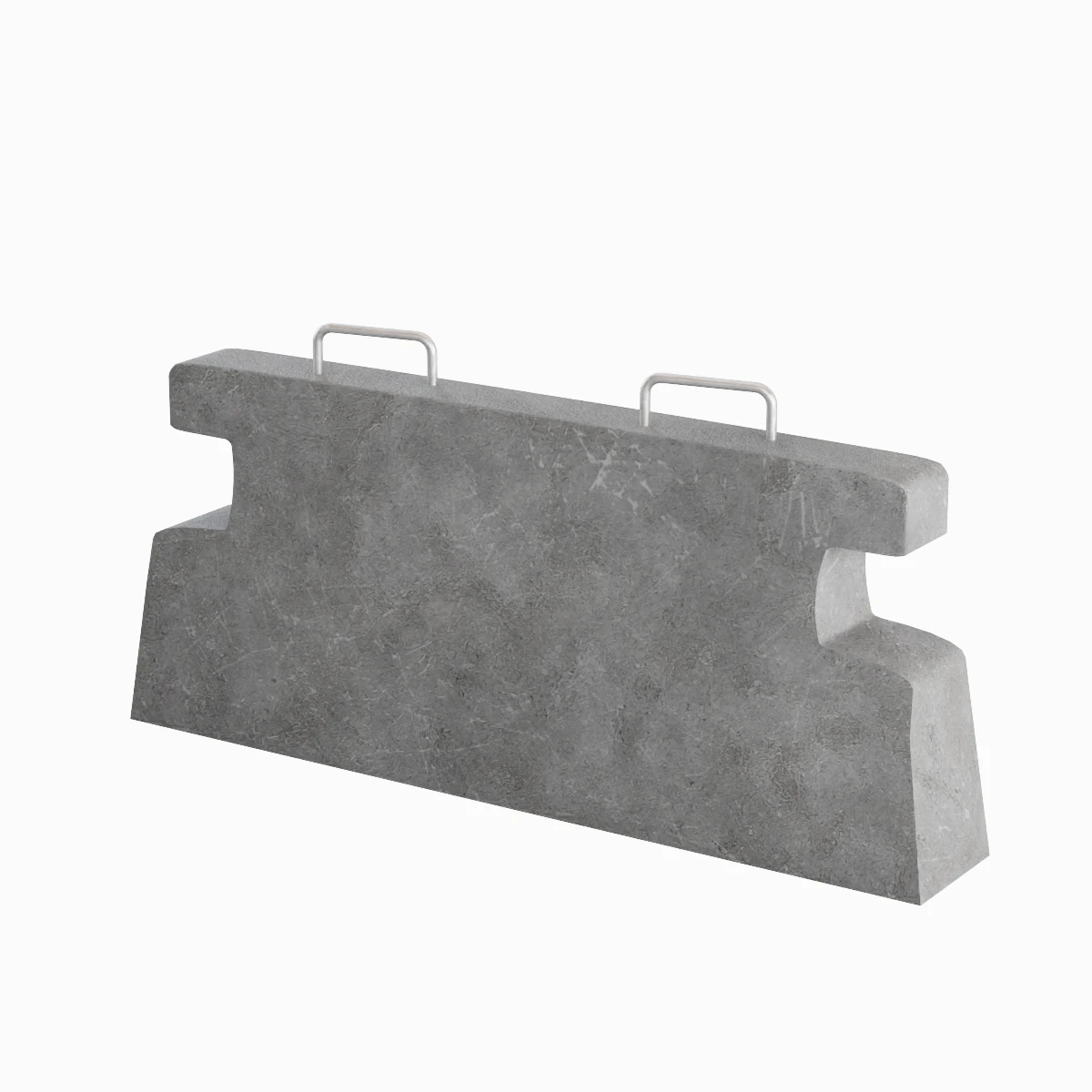 Stone Barrier 03 3D Model .c4d .max .obj .3ds .fbx .stl .blend
