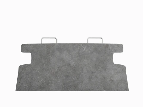Stone Barrier 03 3D Model
