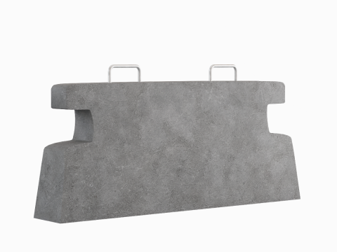 Stone Barrier 03 3Dモデル